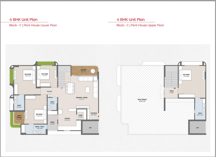 4 BHK Layout — Luxury