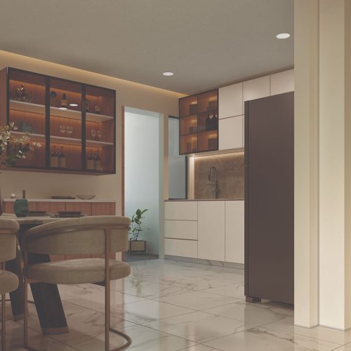 Brij Azalea Dining Area and Family Space