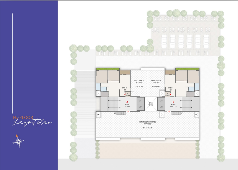 14th Floor Layout  Premium